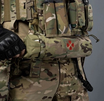 Тактическая нагрудная медицинская сумка, рулон 1, травматологическая сумка, медицинская сумка IFAK First