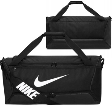 TORBA PODROZNA NIKE BRASILIA TORBA SPORTOWA TORBA MESKA NA RAMIE CZARNY
