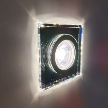 Встраиваемый светильник LED GU10 с галогенной подсветкой