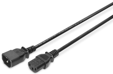DIGITUS Kabel zasilający przedłużacz C14 C13 1.8m