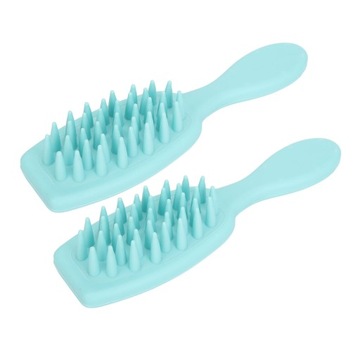 2 шт., щетка для шампуня с длинной ручкой, скребок для волос, 2N