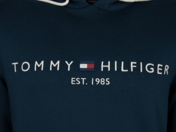 TOMMY HILFIGER bluza męska z kapturem, morska, S