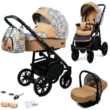 Wózek 3w1 dziecięcy spacerówka BabyLux COLORLUX