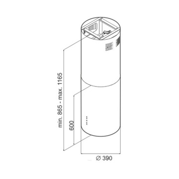 ВЫТЯЖКА ISLAND POWER VDB Tube WHITE ISLAND TUBE