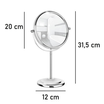 Зеркало для макияжа, увеличение х7.