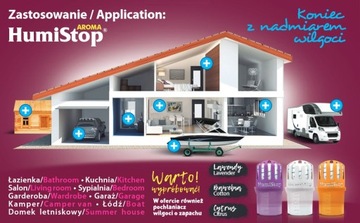 Оригинальная ВСТАВКА 280г для поглотителя HUMISTOP, сертификат ПЖ АРОМА ЛАВАНДА