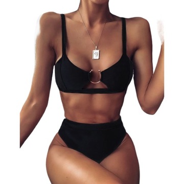 SEXY BIKINI DWUCZĘŚCIOWY STRÓJ KĄPIELOWY KOSTIUM KOLORY WYSOKI STAN