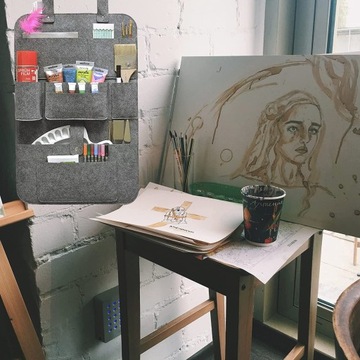 ОРГАНАЙЗЕР СИДЕНЬЯ АВТОМОБИЛЬНАЯ СПИНКА 62x42см СЕРЫЙ