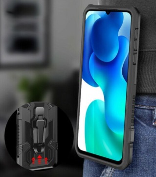 Кейс бронированного корпуса + стекло для Samsung Galaxy M23 5G