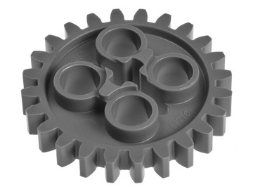 LEGO Zębatka 24 3648 szara ciemna