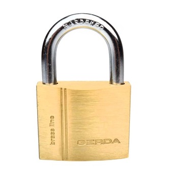 ЛАТУННАЯ ЗАЩЕЛКА НАВЕСНОЙ ЗАМОК GERDA KMZ50