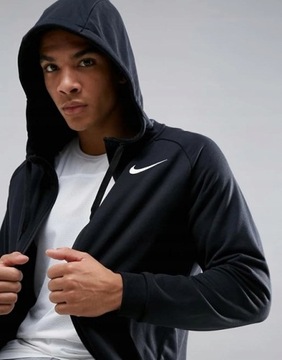 NIKE BLUZA DRESOWA MĘSKA DRI-FIT HOODIE Z KAPTUREM