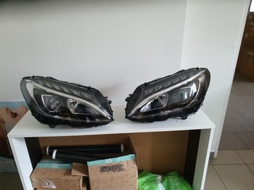 Mercedes w205 led performance lampy