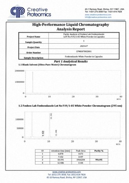 Фенбендазол 222 мг об. >99,9% Fenben Lab 90 капсул