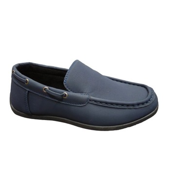 AMERICAN CUB KOM 56/24 Buty chłopięce wizytowe GRANAT mokasyny półbuty 34