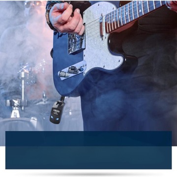 Беспроводная гитарная система LEKATO WS80 2,4 ГГц с приемником - черный