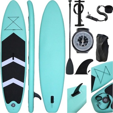 Deska SUP 320cm 150KG PADDLE BOARD Pompowana do pływania WIOSŁO POMPKA