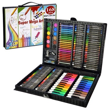 ZESTAW ARTYSTYCZNY DO MALOWANIA RYSOWANIA WALIZKA