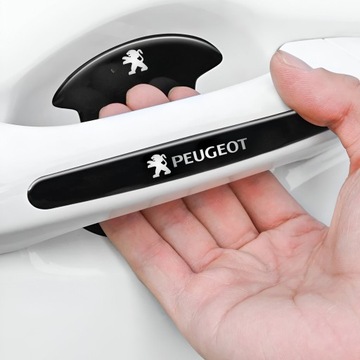 ПРОЧНАЯ ЗАЩИТНАЯ ФОЛЬГА ДЛЯ ДВЕРНЫХ РУЧОК PEUGEOT Наклейки на автомобиль