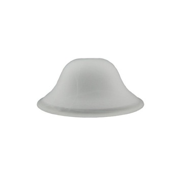 Klosz E27 miska tulipan 24 cm szkło białe matowane alabaster