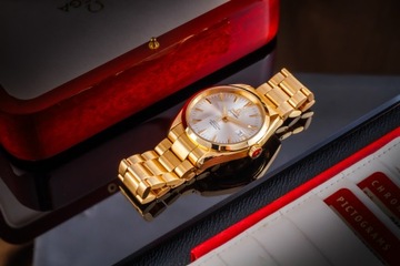 OMEGA SEAMASTER AQUA TERRA CO-AXIAL COSC 18K GOLD 39,2MM/BOX & PAPERS