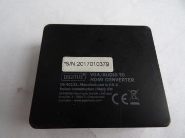 Конвертер DIGITUS VGA/AUDIO в HDMI