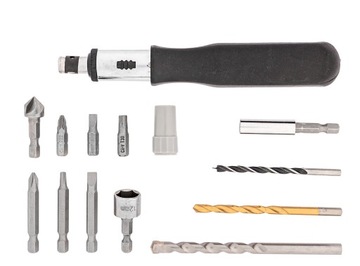НАБОР СВЕРЛ И БИТ ПЕРЕХОДНИК 1/4 109 шт.