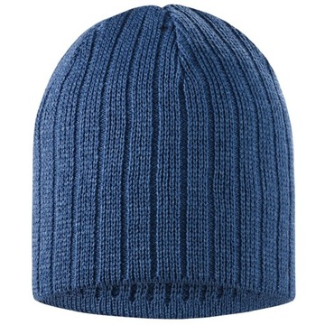 Czapka zimowa Beanie z miękkiego akrylu kolor: blue jeans