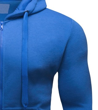 BL08 г. L ОДНОТОННАЯ ТОЛСТОВКА НА МОЛНИИ С КАПЮШОНОМ.