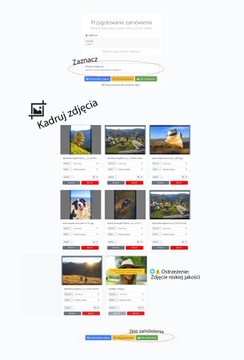Проявочная фотораспечатка 20х20 см - 1 шт.