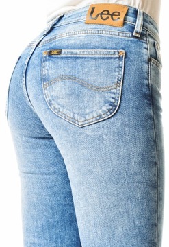 LEE spodnie SKINNY regular blue SCARLETT W34 L33