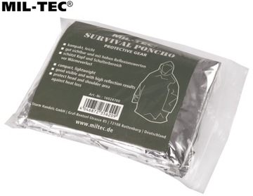 Mil-Tec Lifesaving Cape Life Foil Теплоизоляционное одеяло для выживания