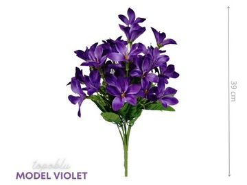 ЖАСМИН ИСКУССТВЕННЫЕ ФИОЛЕТОВЫЕ ЦВЕТЫ ГУСТОЙ БУКЕТ ВЕСЕННИХ ЦВЕТОВ