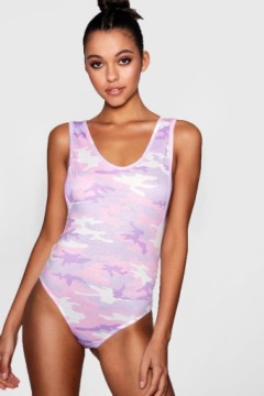 BOOHOO TALL BODY ПУРПУРНЫЙ КАМО L B05