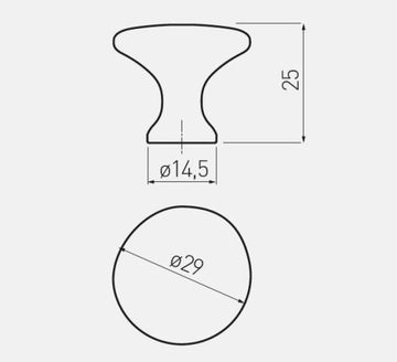 Классический держатель ручки мебели