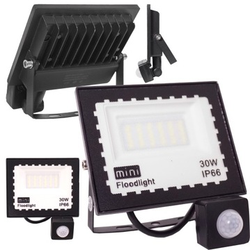 HALOGEN LAMPA NAŚWIETLACZ LED 30W Z CZUJNIK RUCHU