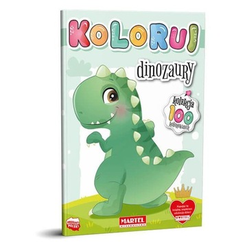 322430 MARTEL KOLOROWANKA KOLEKCJA KOLORUJ - DINOZ