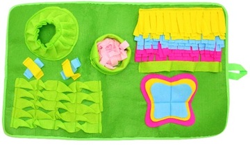 Обучающая игрушка для собак Sniffing Mats, коврик для обнюхивания с буксиром