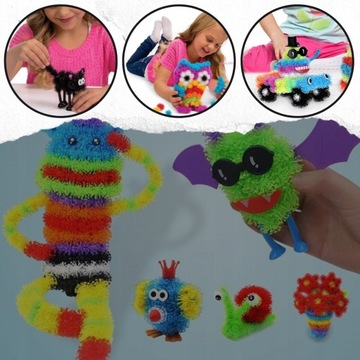 БЛОКИ НА КРЫШКЕ НА ВЕЛКРО ЦВЕТНЫЕ ШАРЫ CREATIVE 800 EL XXL TOYS LIVING COLORS