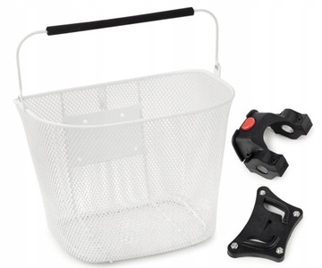 ВЕЛОСИПЕДНАЯ КОРЗИНА ПЕРЕДНЯЯ ПРОВОДКА LE GRAND DAISY BK White