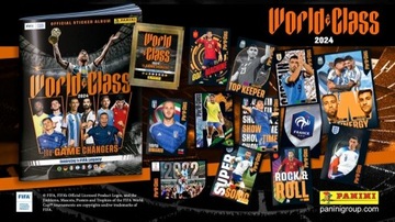 АЛЬБОМ НАКЛЕЙКОВ FIFA WORLD CLASS 2024 + 5 ПАКЕТОВ PANINI СТАРТОВЫЙ НАБОР