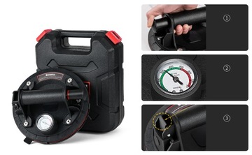 РУЧКА НА ПРИСОСЕ С МАНОМЕТРОМ НАСОСОМ ДЛЯ ПЛИТКИ ГЛАЗУРИ 220 КГ МЕХАНИЧЕСКАЯ