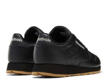 Мужские туфли Reebok Classic Leather черные кожаные 100008493 43
