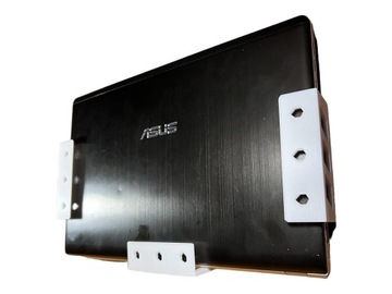 Uchwyt na laptop, notebook pod biurko 40 mm DELOSPRO WHITE