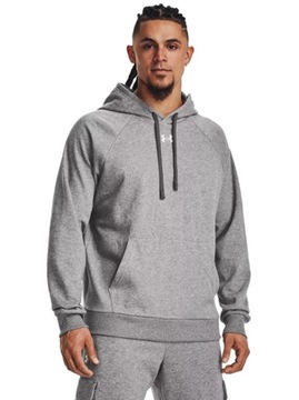 BLUZA MĘSKA Z KAPTUREM UNDER ARMOUR DRESOWA SPORTOWA BAWEŁNA 1379757