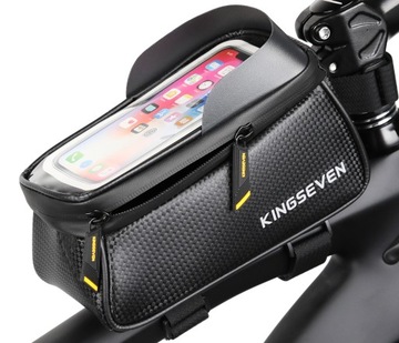 Uchwyt Rowerowy Bagażnik Sakwa Rowerowa Torba 1,6l Wodoodporna Telefon 7cal