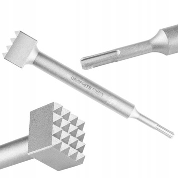 ШЛИФОВКА SDS PLUS 40 X 40 ММ, ГРАФИТ, 16 ЗУБЦИЙ