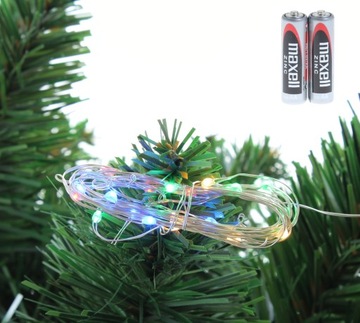 C92 20LED oświetlenie lampki NA BATERIE 2xAA 2,3m