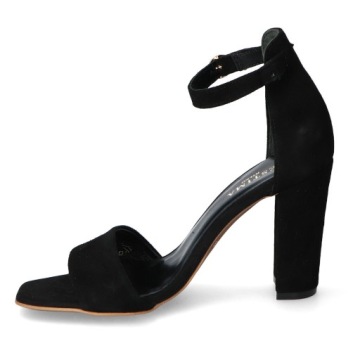 Ryłko 9DBG9_A5_14 Черные замшевые босоножки 39