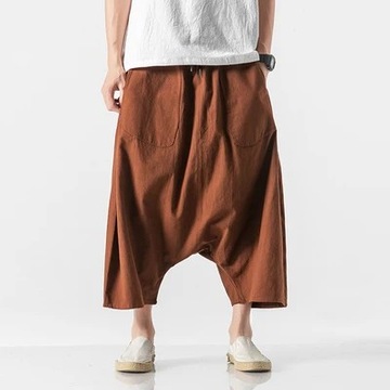 2023 Summer Men Plus Size Casual Harem Pants Vinta